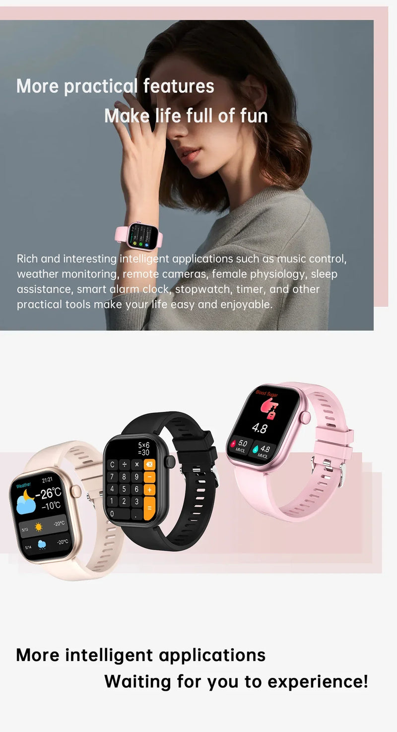 VivaFit Pro – Smartwatch personalizado e chamadas Bluetooth