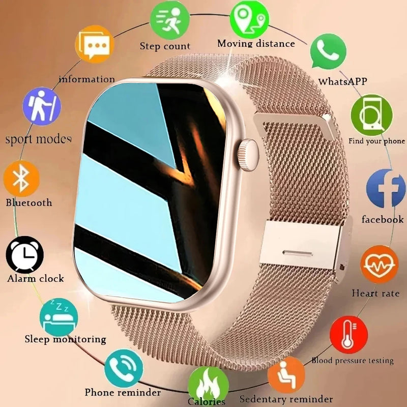 VivaFit Pro – Smartwatch personalizado e chamadas Bluetooth